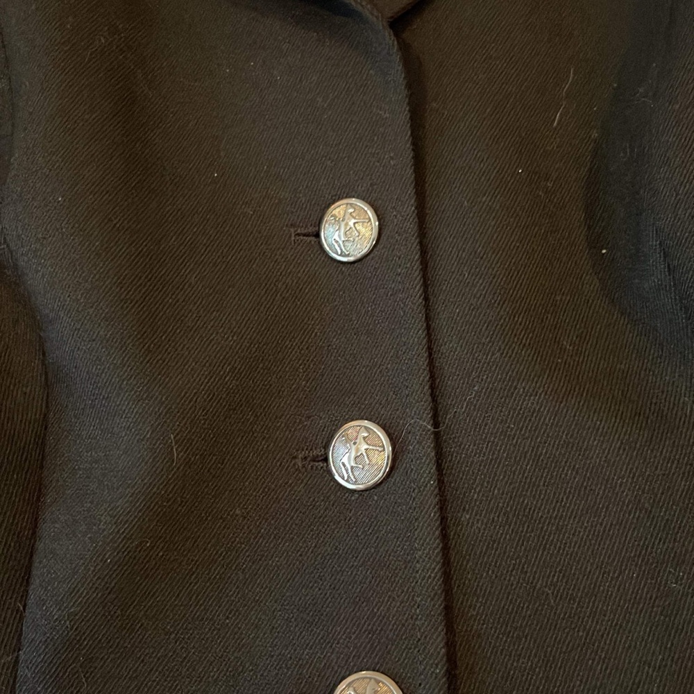 Pikeur equestrian dressage show coat elegant black w/ red lining pretty buttons - Picture 4 of 5